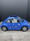 Vtg 2000 Barbie VW Beetle Car –Blue Volkswagen Bug by Mattel - See Description
