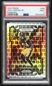 2023 Panini Prizm Rookies Pandora /400 Joey Porter Jr #386 PSA 9 MINT Rookie RC