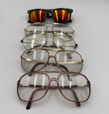 Vintage Eyeglass Frames Lot of 5 Givenchy Terri Brogan Cottet France Repair +2