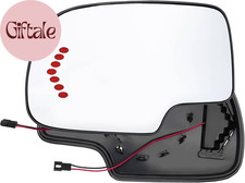 Driver Side Mirror with Heated Backing Plate Turn Signal for Chevy Avalanche Sil