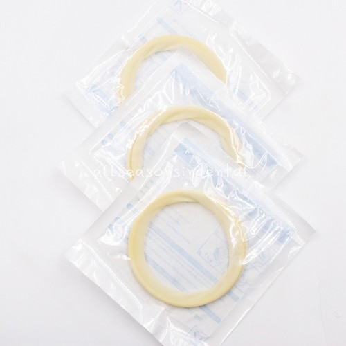 10Pcs Dental Disposable Mouth Gag White Soft Sterile Rubber Dam Cheek