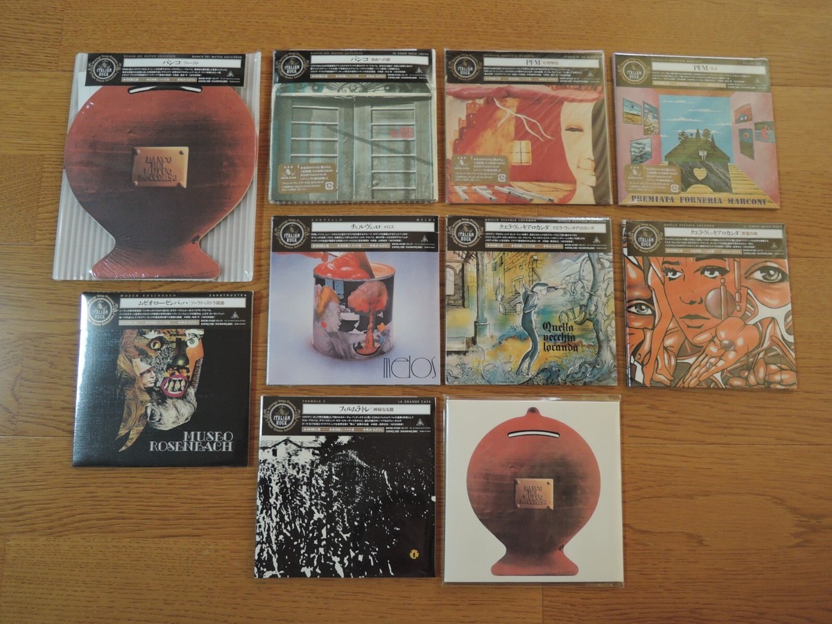 Italian Progressive Rock & Bonus Replica Sleeve + 9 Japan