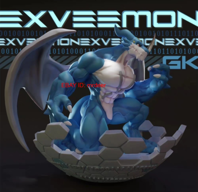 In Stock Furry Studio Digimon V-mon Resin Model Painted Statue