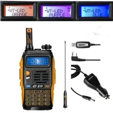 XMASS SALE -Baofeng GT-3TP MarkIII, 2m/70cm Band VHF UHF + Programing Cable