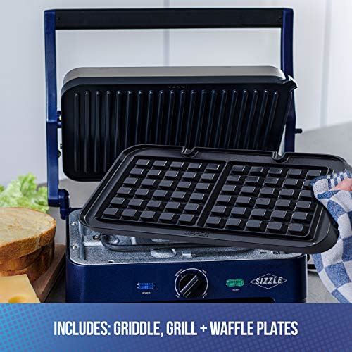 Blue Diamond Cookware Ceramic Nonstick Sizzle Griddle Deluxe, Griddle