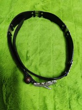 Fossil Brown Genuine Leather Belt Silver Tone Conchos Size S 1998 Women's