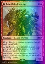 MTG Magic the Gathering Goblin Rabblemaster (145/13) Magic 2015 Promos LP FOIL