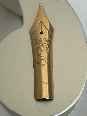 Montblanc 146 FP's Nib only, Mono-tone, 14C Broad-Exc. Condition