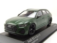 Audi RS6 Avant C8 2019 Sonoma Green Matt 1:43 Minichamps 410018017