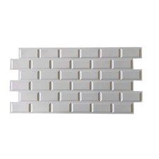 Pannelli 3D Rivestimento a parete in PVC effetto PIASTRELLE CERAMICA 96x48cm Rea