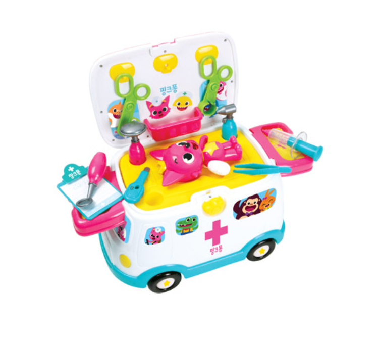 Pinkfong 119 Ambulance Car Hospital Doctor Tools Melody Talking