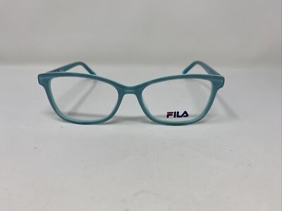FILA Eyeglasses Frame VFl149 48-14-130 Teal Full Rim CE40 | eBay