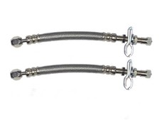 2 Steel Dual Wheel Valve Stem Extender Extension 9in Steel Braided Hoses 2 Steel Dual Wheel Valve Stem Extender Extension 9in Steel Braided Hoses
