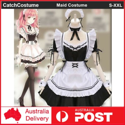 Japanese Anime Lolita Maid Dress 
