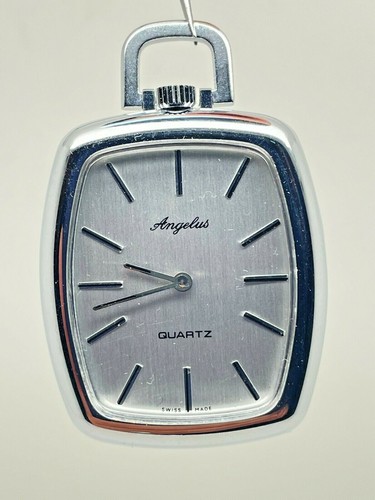 ANGELUS OROLOGIO DA TASCA QUARZ FONDO DI MAGAZZINO SWISS MADE | eBay