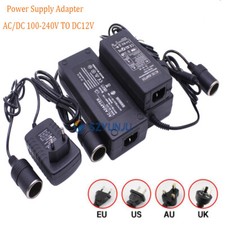 AC100-240V TO DC12V 2A 5A 8A 10A Power Supply Adapter Car Cigarette lighter