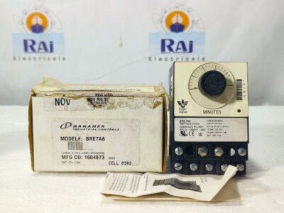EAGLE SIGNAL BRE7A6 ELECTRONIC RESET TIMER 0-5MIN 120VAC 50/60HZ 10A 1/4HP