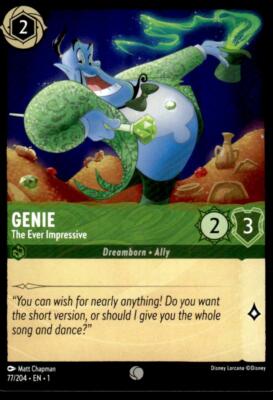 Disney Lorcana The First Chapter #77/204 Genie - The Ever