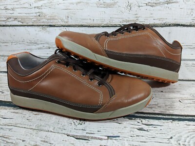 FootJoy Spikeless Golf Sneakers‎ Men Size 10.5 M Brown Leather Casual Low Shoes FOOTJOY Contour Casual Men main image 4