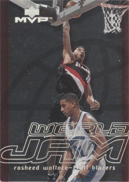 Jam Raseed 2000-01 Upper Deck MVP - World Jam Rasheed Wallace #WJ5 for sale online ...