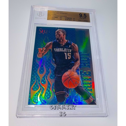 2012 Panini Select Basketball Prizms Kemba Walker #32 PSA 9