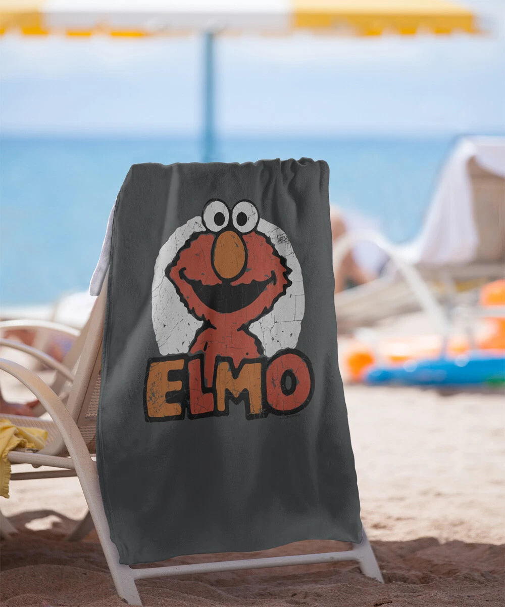 Sesame Street Elmo Name Officially Licensed Beach Towel 30"x60"