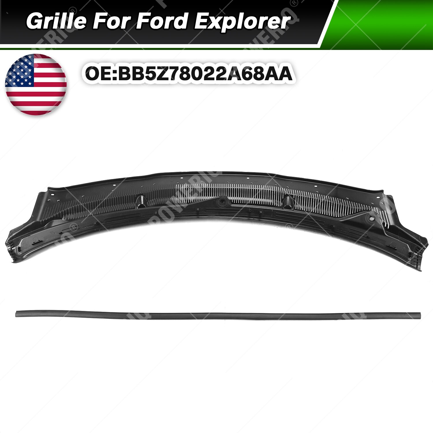 Fits for 2011-2019 Explorer Windshield Cowl Grille Top BB5Z78022A68AA US