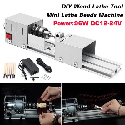 Dc24v 96w Mini Tour A Bois Machine Diy Polissage Coupe Gravure Rotatif Ebay