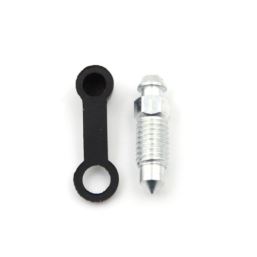 M8 x1.25mm Motorcycle Bike Brake Braking Caliper Bleed Screw Nipple with B_AU - Picture 2 of 6