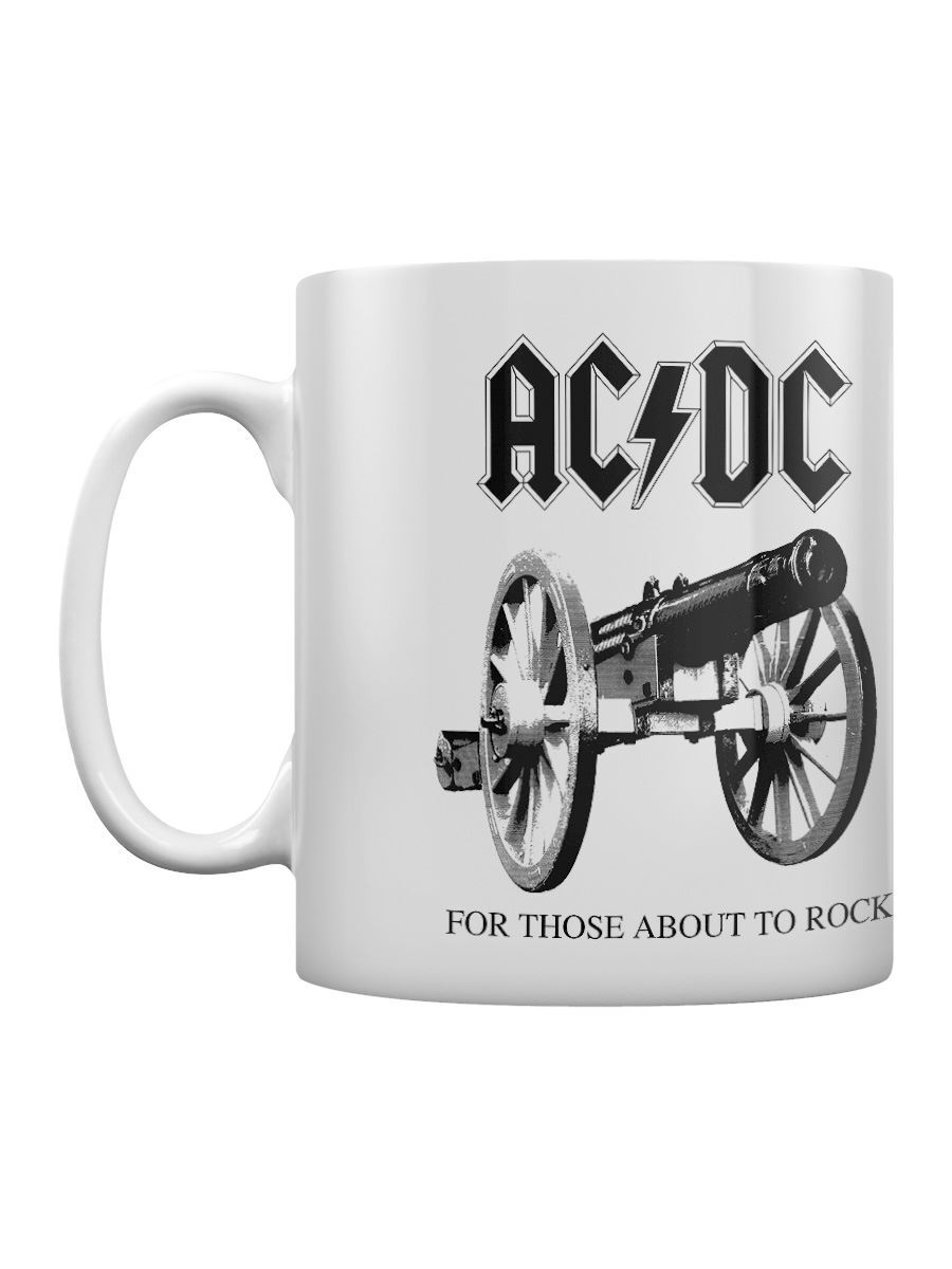 AC/DC Mug Those About To Rock Tea and Coffee White
