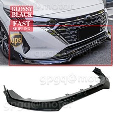 For Nissan Sentra B18 2024-25 Glossy Black V Style Front Bumper Lip Splitter Kit For Nissan Sentra B18 2024-25 Glossy Black V Style Front Bumper Lip Splitter Kit