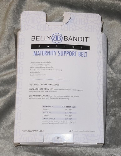 Bauch & Rücken Umstandsgürtel ~ Bauch Bandit Grundlagen ~ S/P ~ KEIN GEL-PACK - Bild 2 von 2