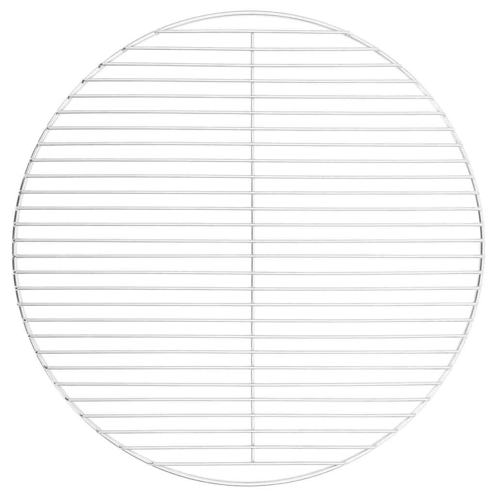 Grillrost BBQ Grill Rost Grillgitter Grillplatte Rund 304 Edelstahl vidaXL