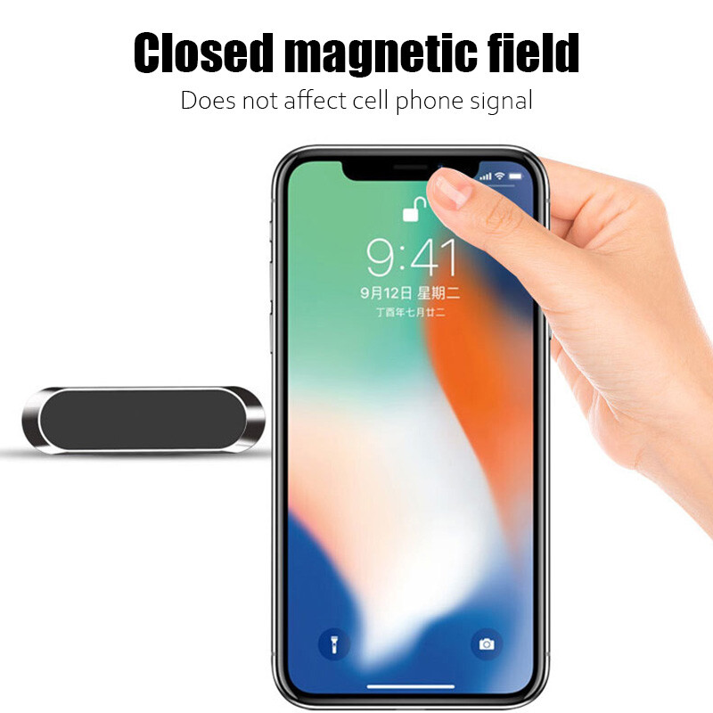 Magnetic Phone Holder For Car Dashboard – Universal For IPhone 16, 15, 14, 13, XS, XR – Aluminum
