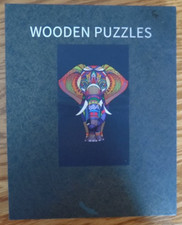 NEW Unbranded "Elephant" Wooden Puzzle 144-Pieces