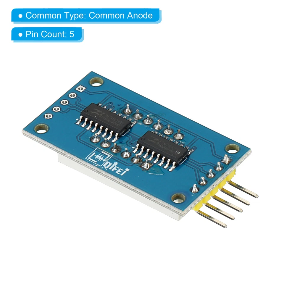 0.36" 4 Digit LED Display Module, 3.5-5V 7 Segment Common Anode Red - Imagen 4 de 4
