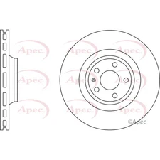Apec Front Brake Disc DSK2244 - OE High Quality Precision Engineered Part