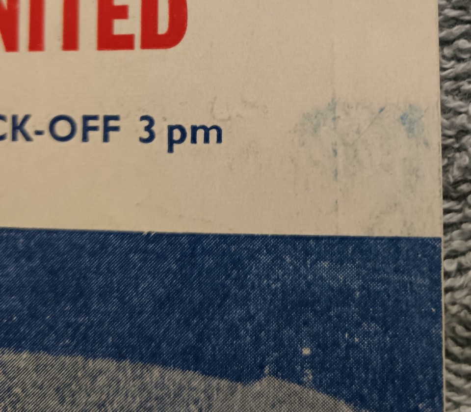 FA Cup Final Programme 1957 Aston Villa FC vs Manchester United FC