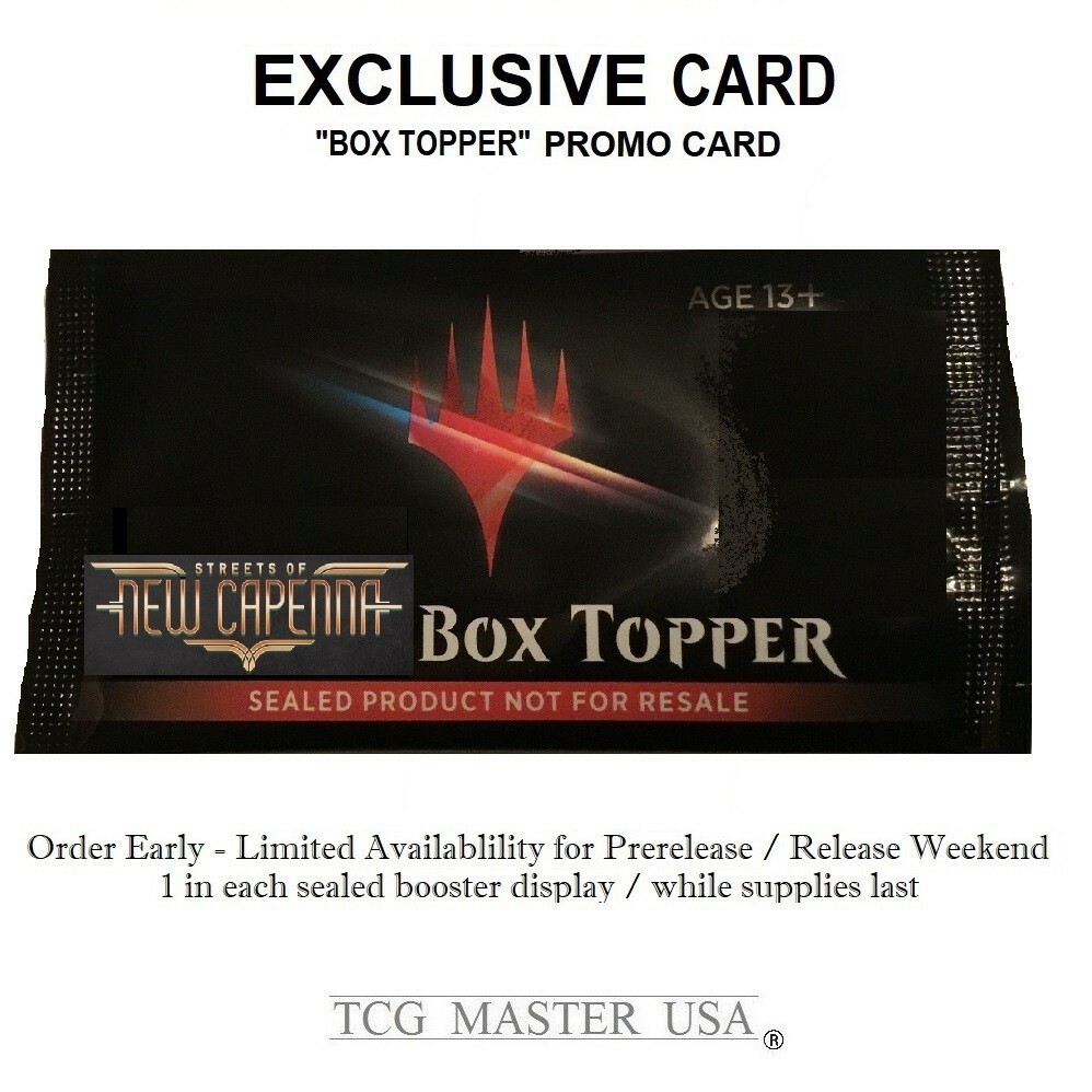 MTG STREETS OF NEW CAPENNA Set Booster Box w/ BOX TOPPER NEW /Sealed