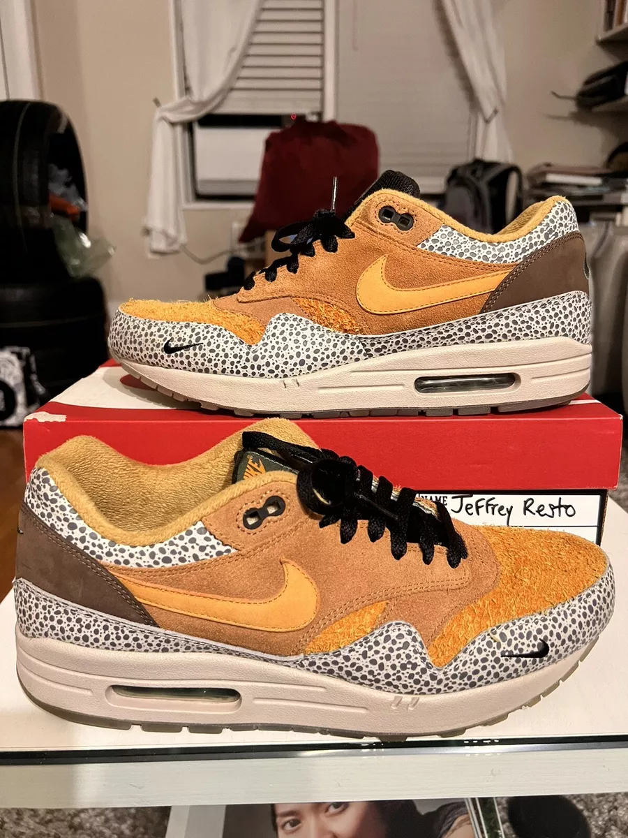 Sofisticado Rango Escoger Nike Air Max 1 x Atmos Safari 2016 Size 11.5 665873-200 | eBay