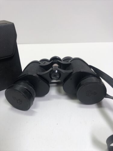 Vintage Tasco Imperial Binoculars Coated Optics 7x35mm Leather Case - Picture 3 of 14