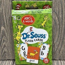Dr. Seuss Flash Cards ABC's  Words