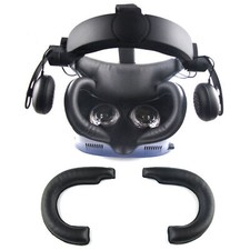For HTC VIVE Cosmos VR Headset Face Protective PU Anti-sweat Eye Case Cover Pad