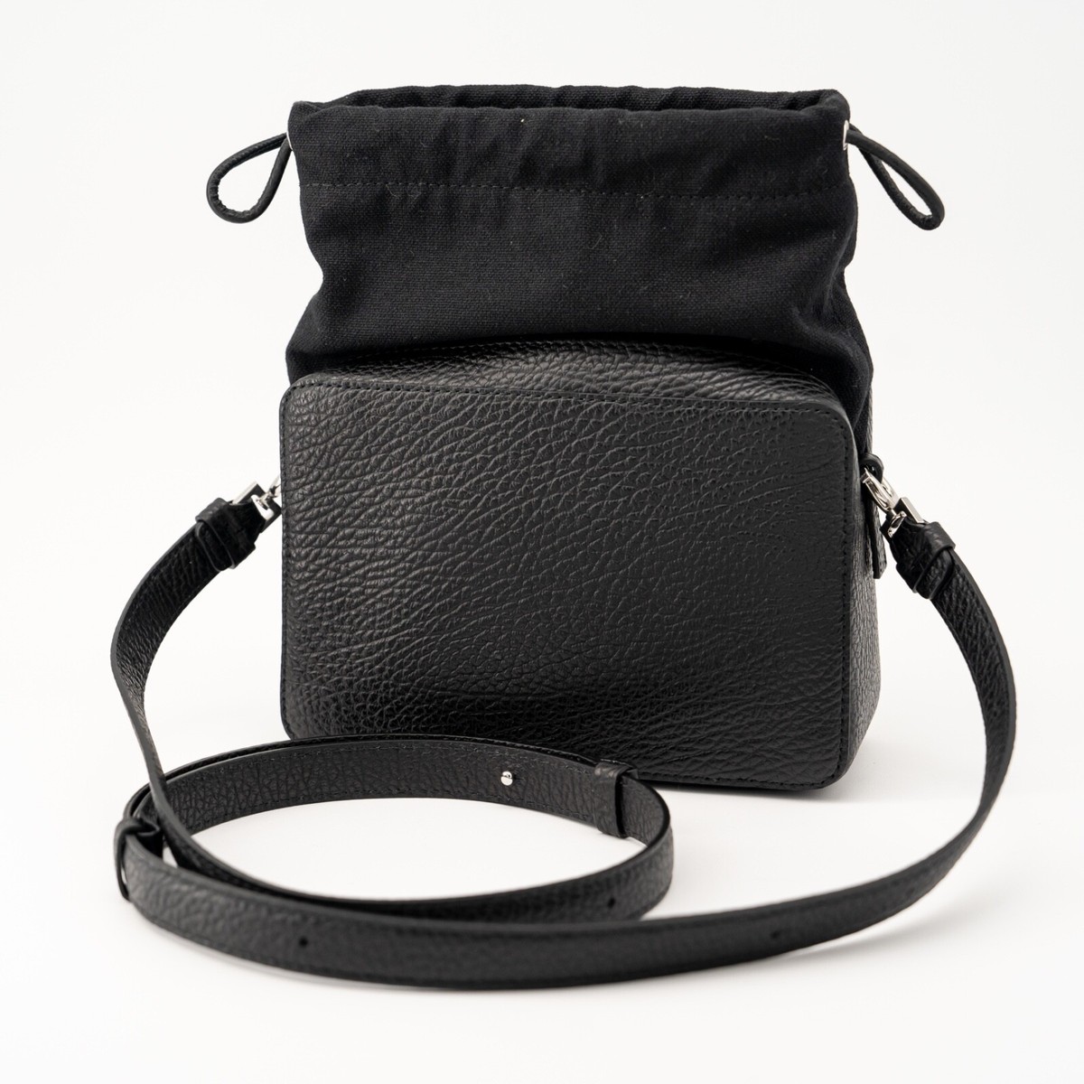 Masion Margiela 5ac Camera Bag Medium Black Leather Shoulder | eBay