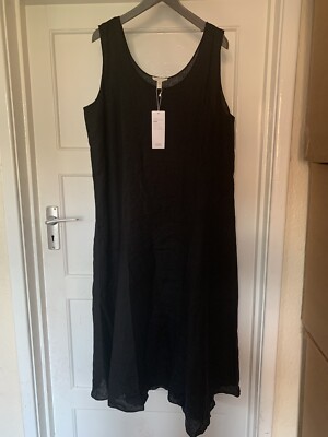 eileen fisher organic linen dress