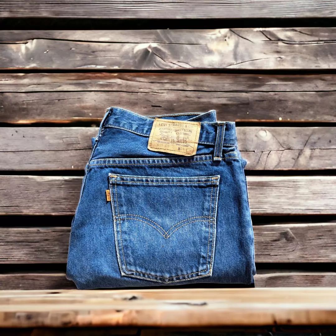 Levi's 615 store orange tab