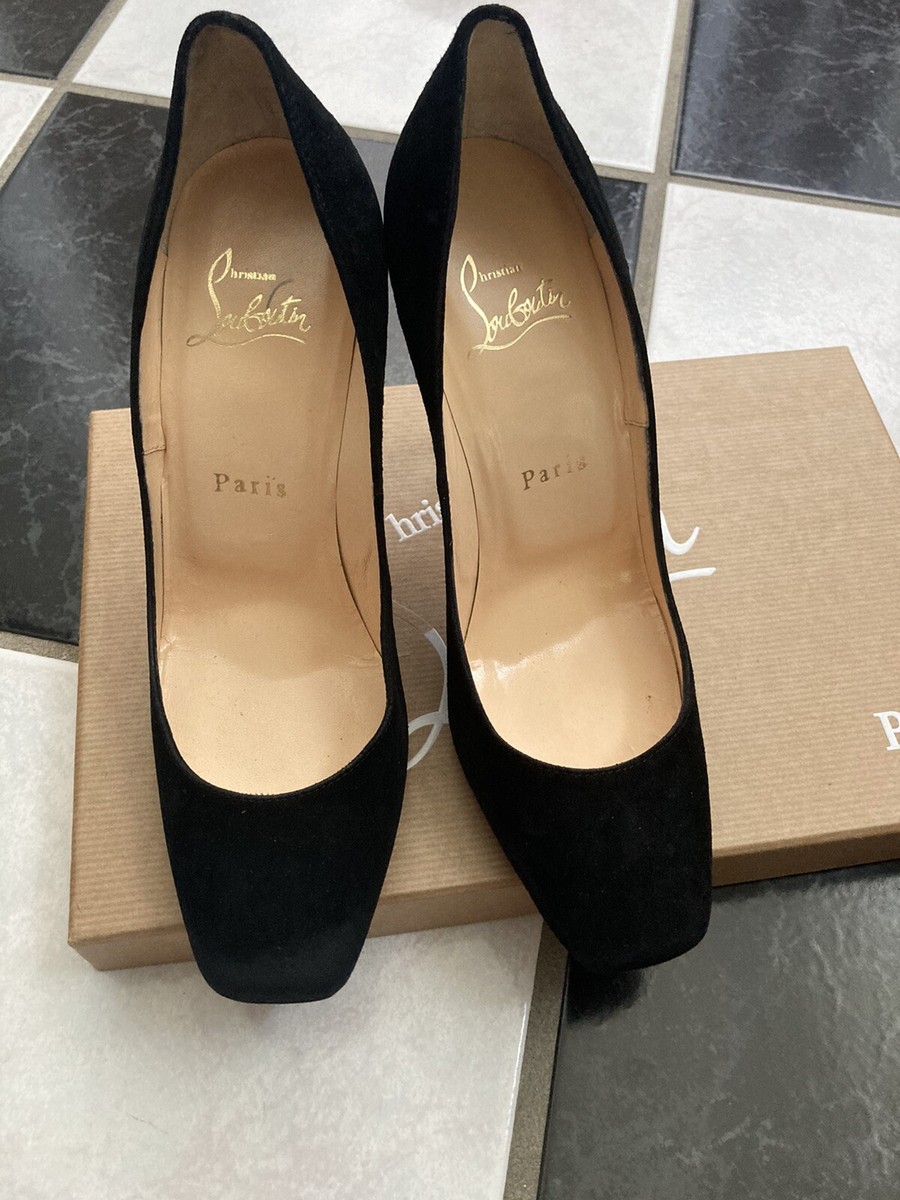 Christian Louboutin パンプス　スエード 23cm Christian Louboutin Burgundy Suede Pumps Size 5/35.5 | Yoogi's Closet