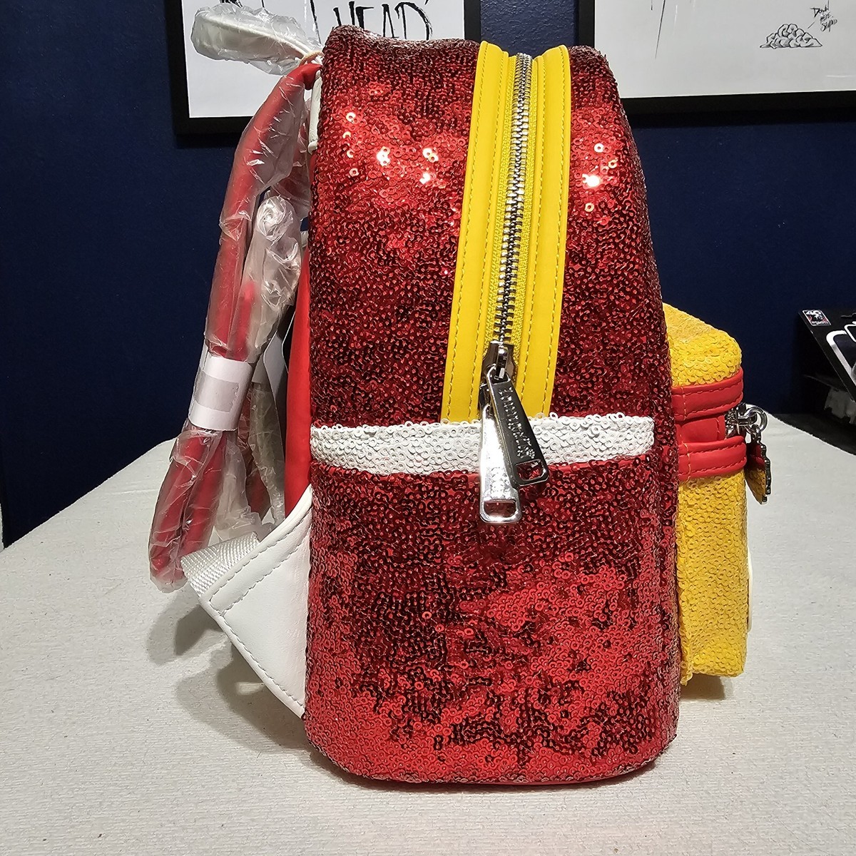 Loungefly NFL Kansas City Chiefs Sequin Mini Backpack
