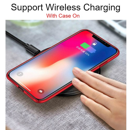 For Apple iPhone X XR XS Max Slim Thin Fit Case Hard Back Bump Cover - Picture 7 of 16