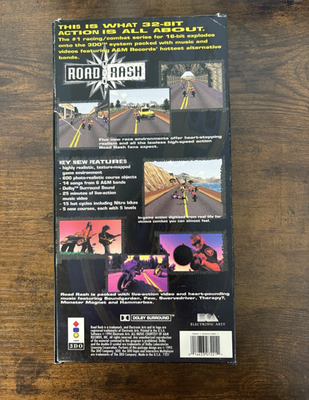 3DO Road Rash Long Box Overseas Edition & Music Sampler Tested 